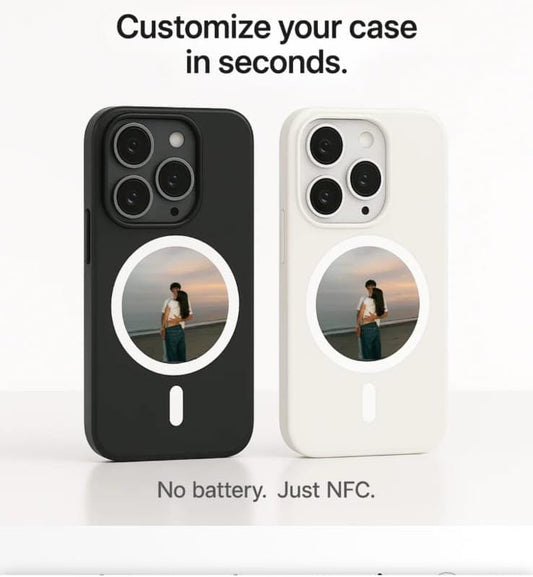 Round Magnetic E-Ink Case